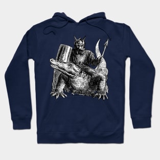 Demon Or Spirit Mounted On A Crocodile Dictionnaire Infernal Cut Out Hoodie